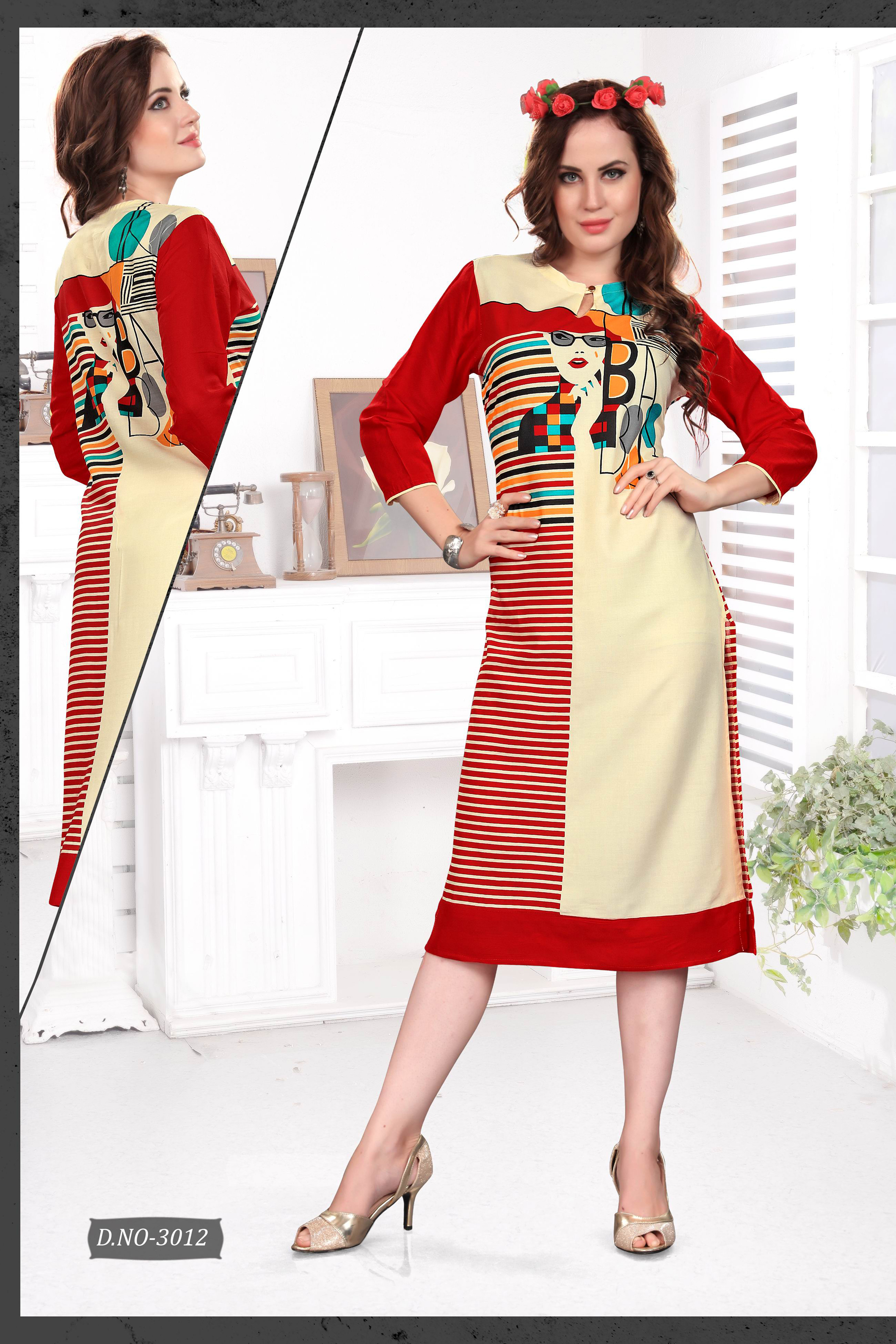 Cream Tunic Kurti
