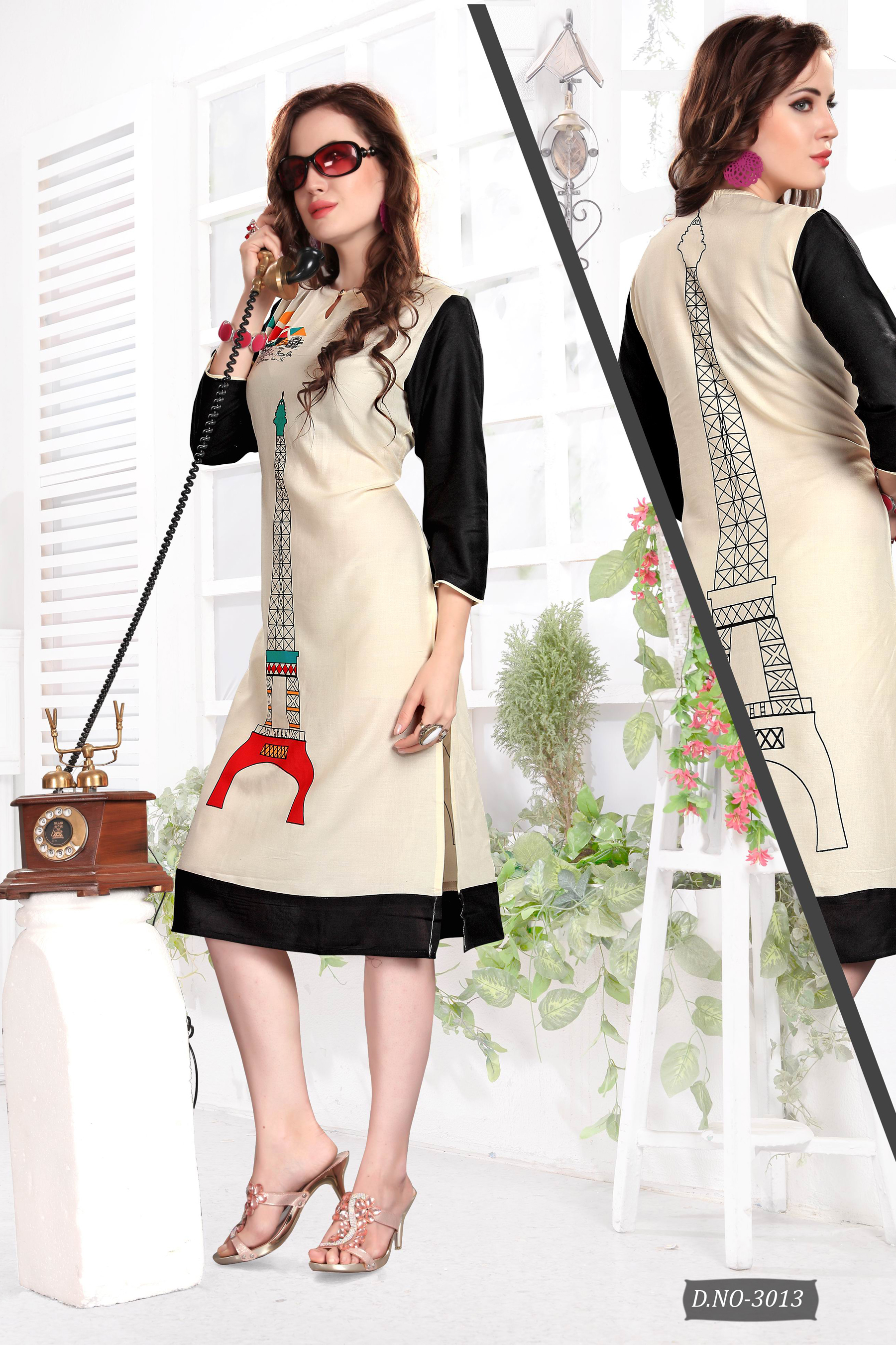 Cream Tunic Kurti