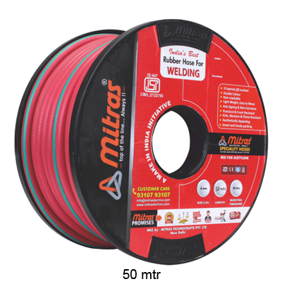 Single Welding Hose Inside Diameter: 8 Millimeter (Mm)