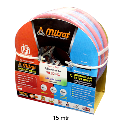 Twin Welding Hose Inside Diameter: 8 Millimeter (Mm)