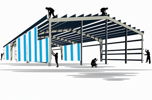 पूर्वनिर्मित औद्योगिक शेड