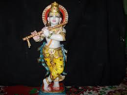 कृष्णा संगमरमर की प्रतिमा