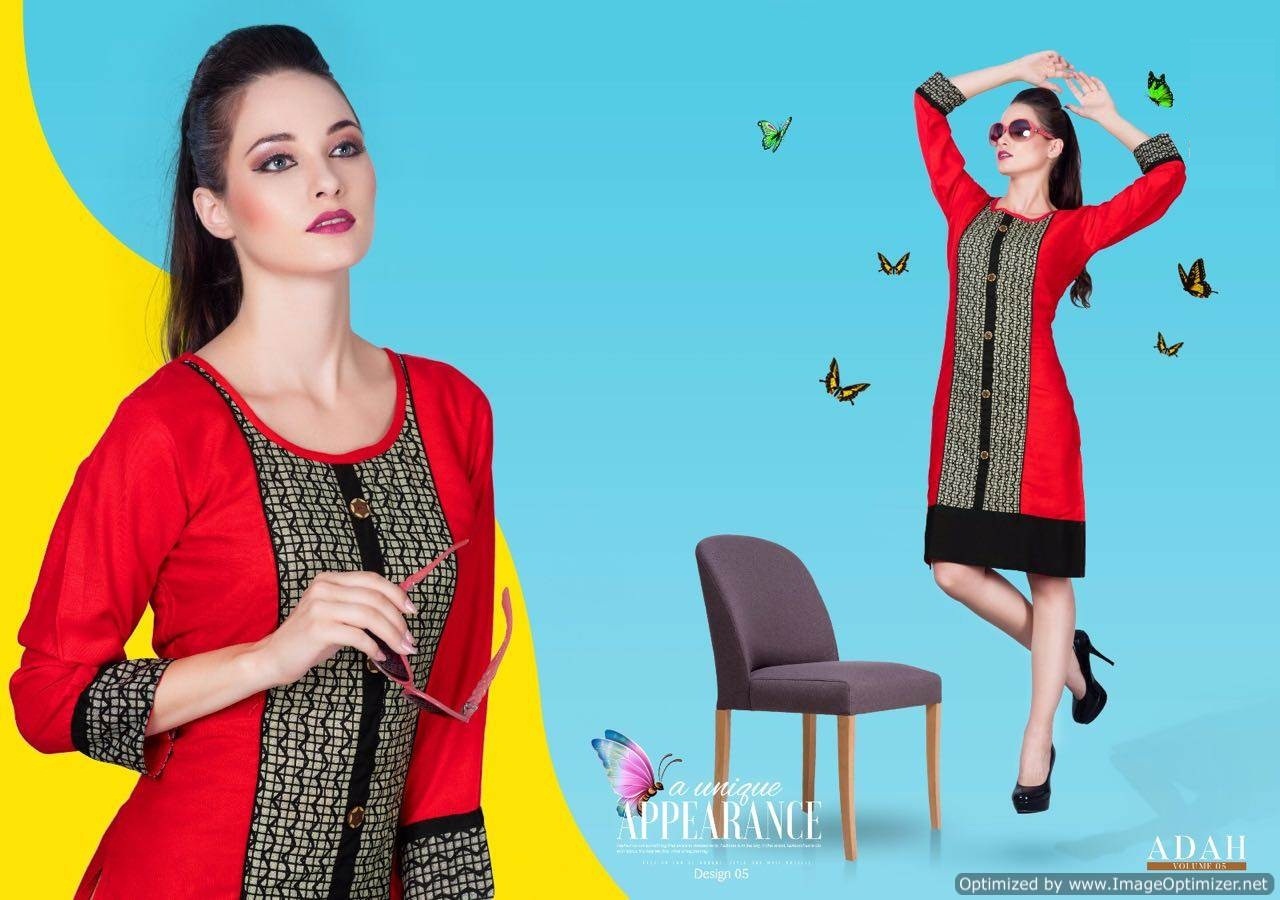 Rayon Cotton Printed Designer Kurtis - Cotton, Size L/xl, Green, 3-4th Sleeve Style | Simple Plain Design For Ladies