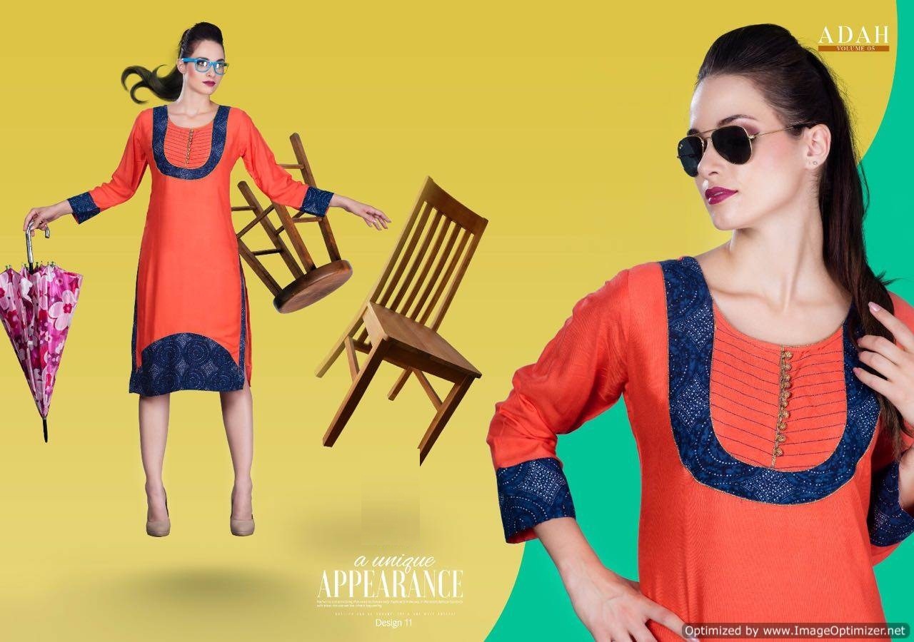 Rayon Cotton Printed Designer Kurtis - Cotton, Size L/xl, Green, 3-4th Sleeve Style | Simple Plain Design For Ladies