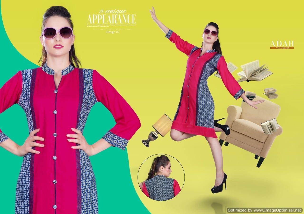 Rayon Cotton Printed Designer Kurtis - Cotton, Size L/xl, Green, 3-4th Sleeve Style | Simple Plain Design For Ladies