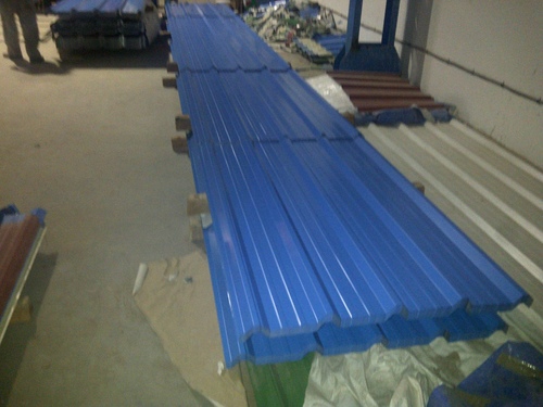 Bhushan Prepainted Sheet - Galvanized Sheet, Rectangular Shape, Color Coated Finish | Corrosion Proof, Higher Durability, Smooth Surface
