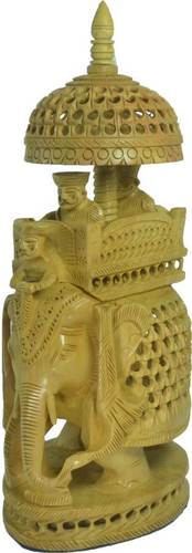 हाथी की दस्तकारी की मूर्ती