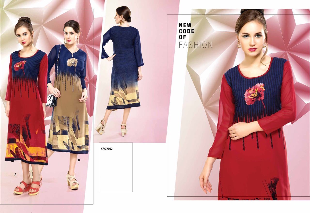 Mix Georgette Kurti