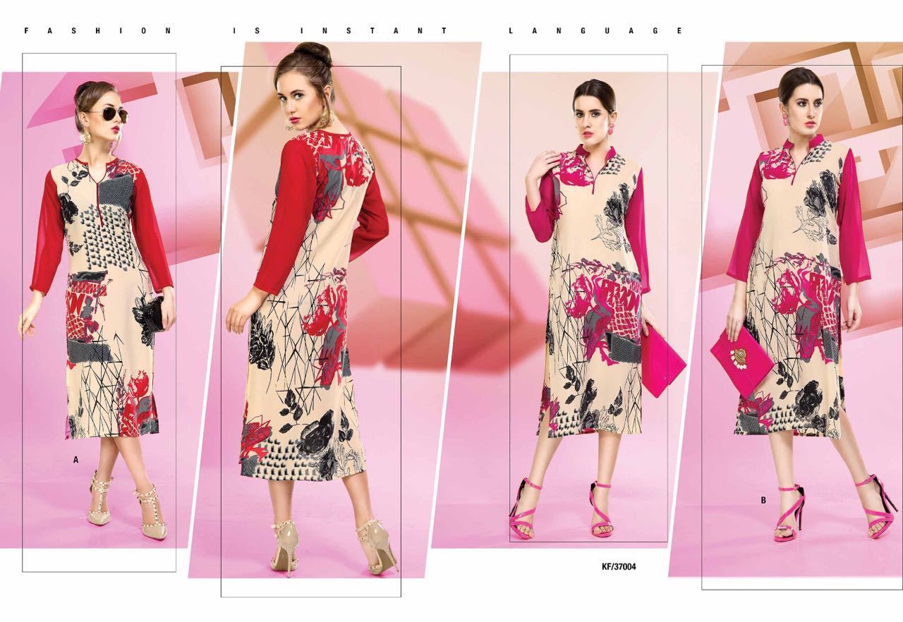 Mix Georgette Kurti