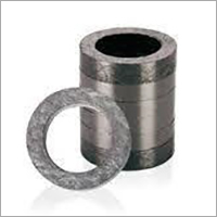 Flexible Graphite Ring - Temp Range -200 to +650°C, pH 0-14 | Black PTFE Graphite for Industrial Applications