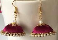 Ladies Silk Thread Earrings