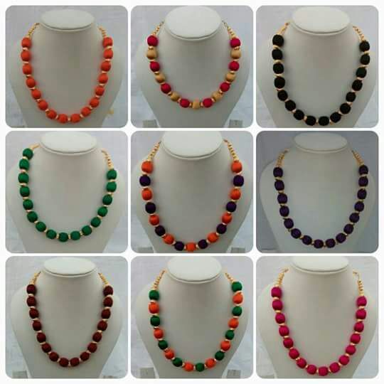 Silk Thread Jewelry 1