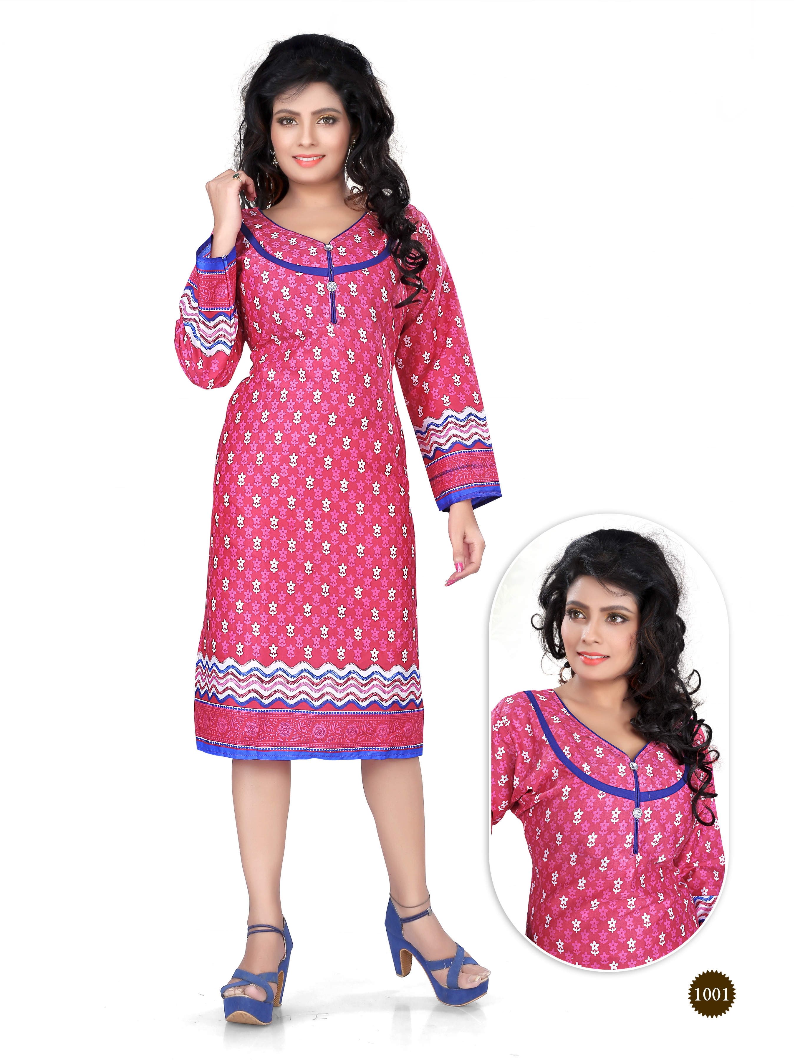 Cream Kurtis