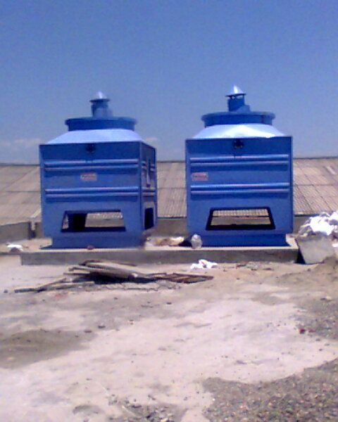 Frp Induced Draft - Frp, Customized Dimensions (L*w*h), Induction Motor, Water & Air Cooling, 85 Db Noise Control, Multi-material Nozzle Options