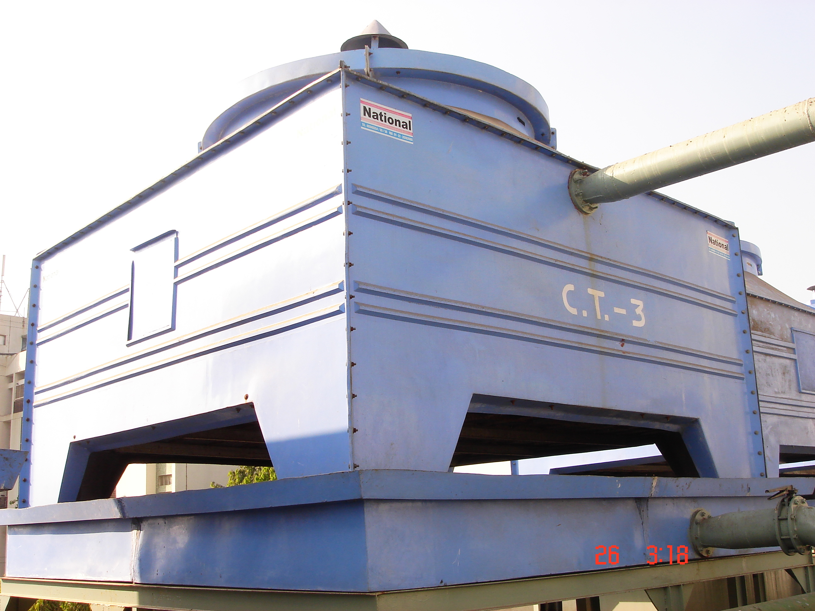 Frp Induced Draft - Frp, Customized Dimensions (L*w*h), Induction Motor, Water & Air Cooling, 85 Db Noise Control, Multi-material Nozzle Options