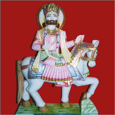 Marble Ramdev Statue