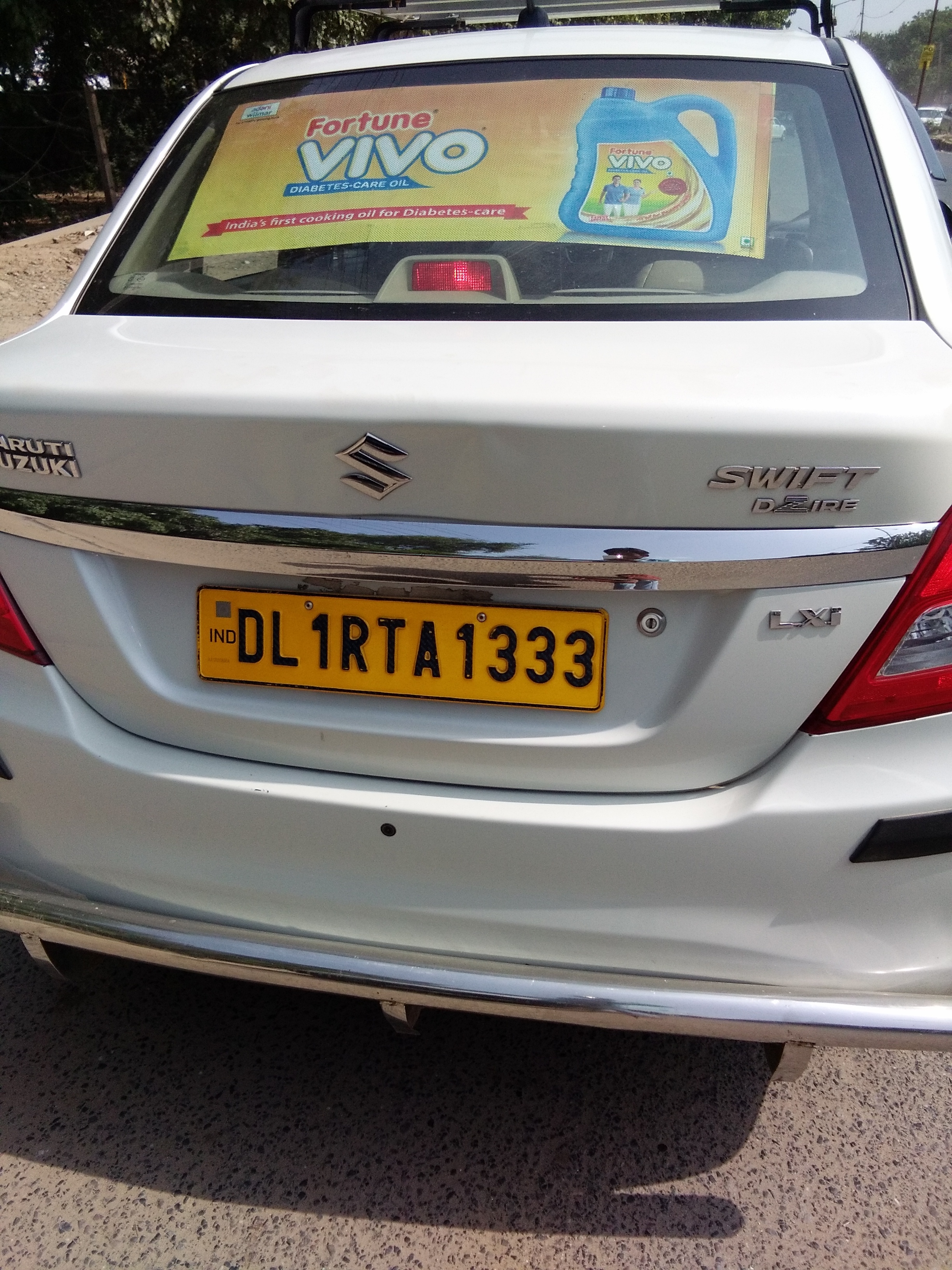 One Way Car Mesh Printing