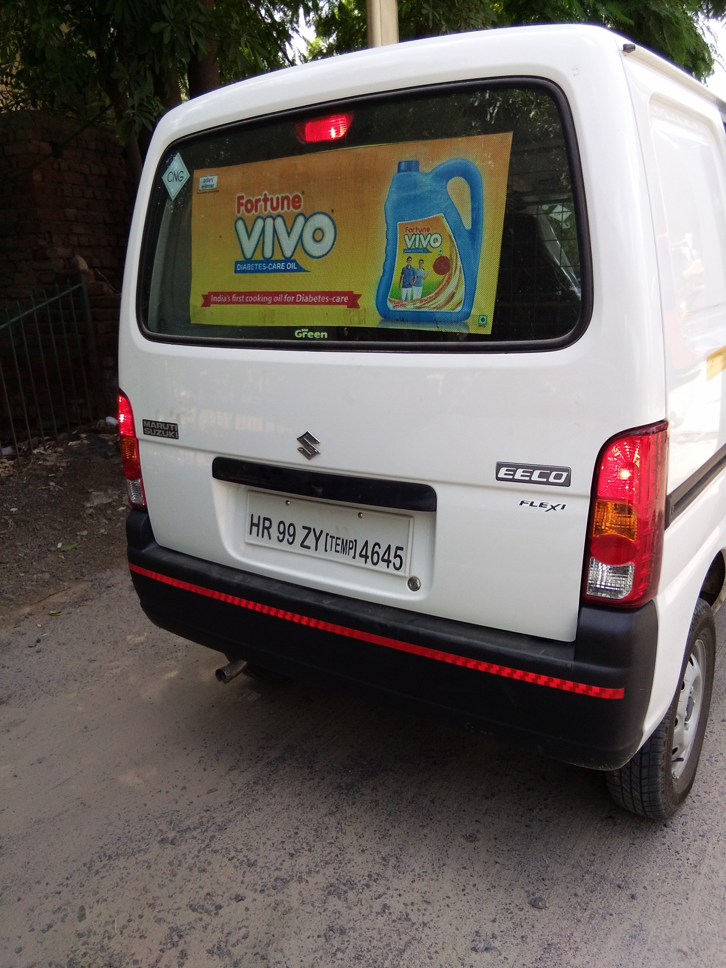 One Way Car Mesh Printing