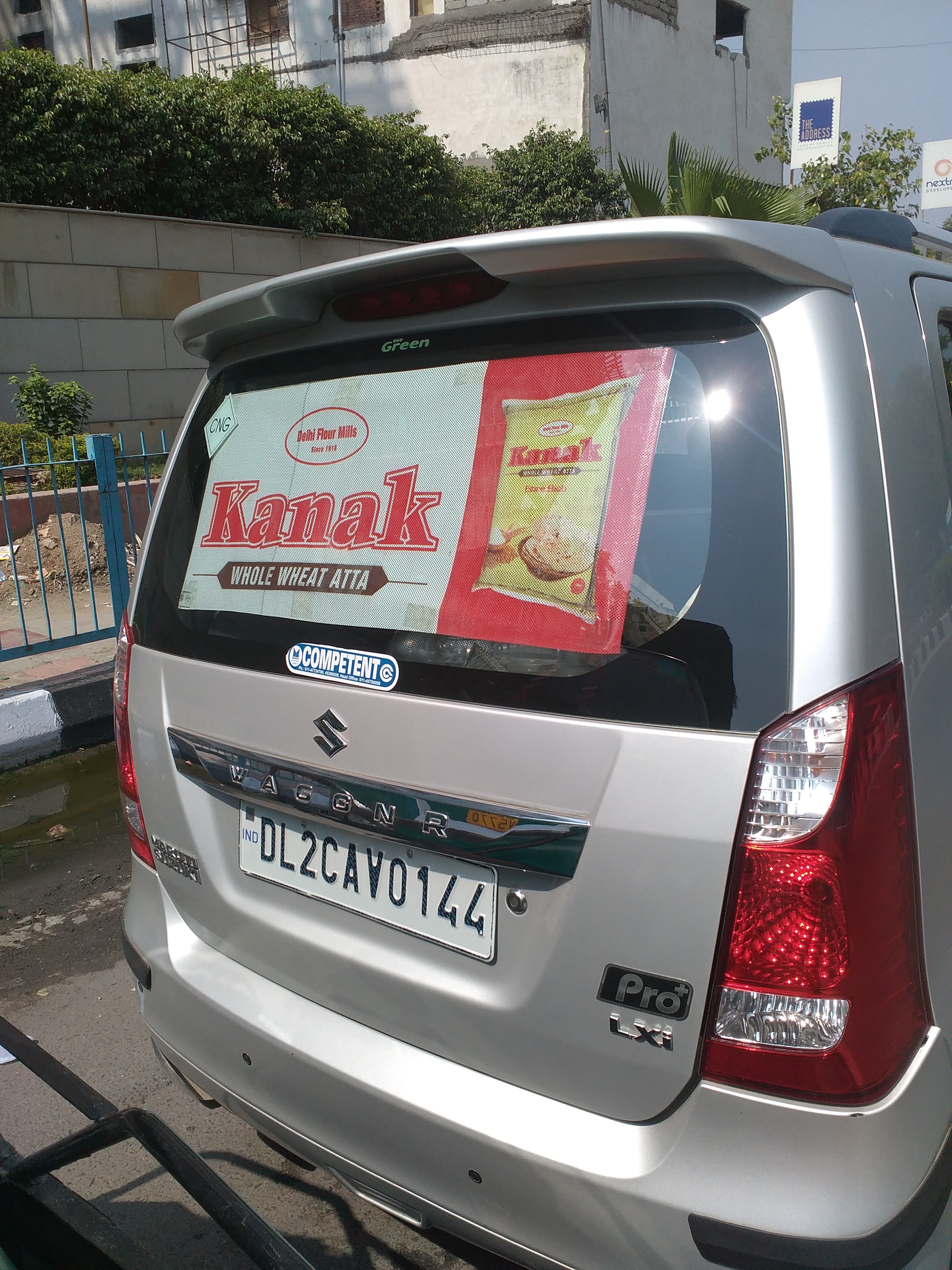 One Way Car Mesh Printing