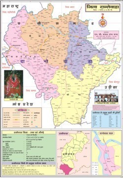 दंतेवाड़ा जिला मानचित्र