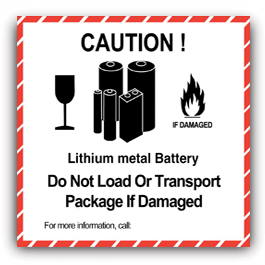 बैटरी लेबल