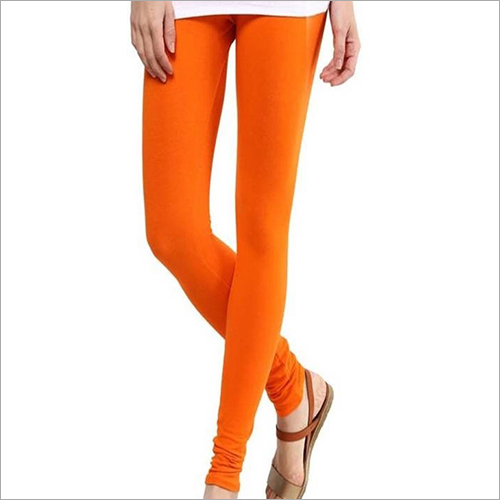 ऑरेंज चूड़ीदार लेगिंग्स