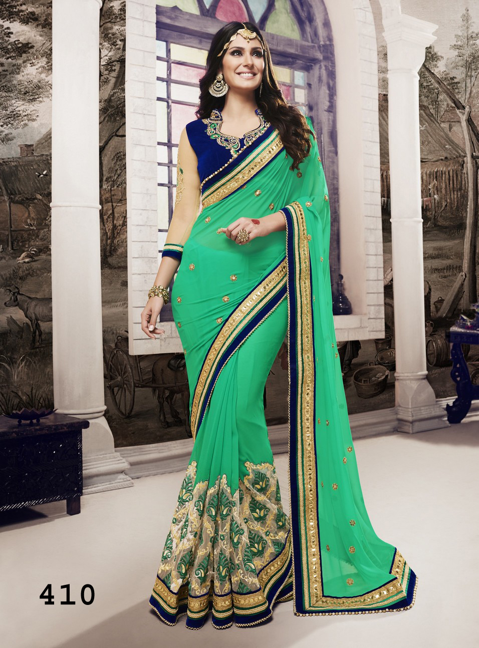 Designer Western Sarees