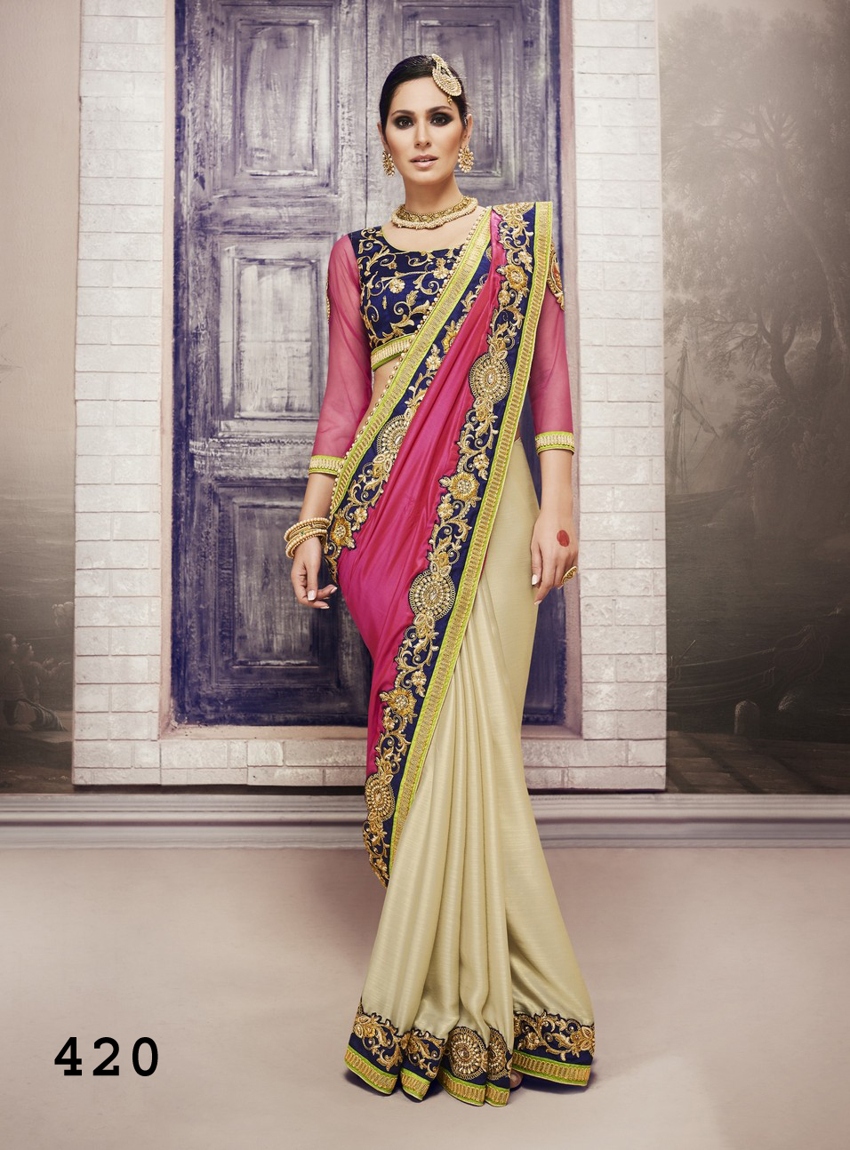 Designer Western Sarees