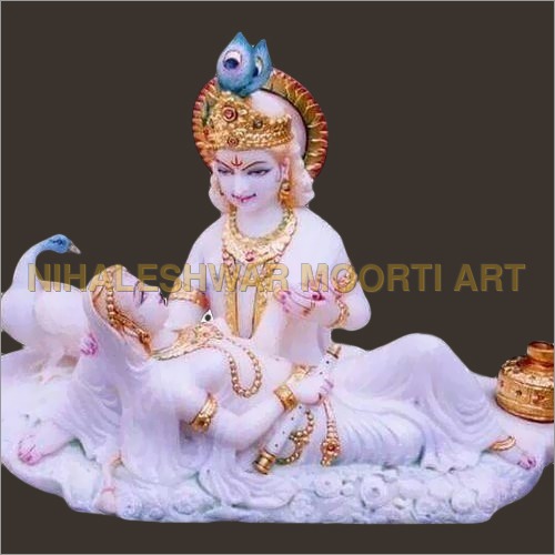 राधा कृष्ण संगमरमर की मूर्ति