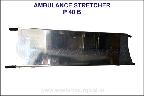 Ambulance Strecher - Color: Silver