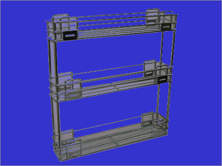 स्टेनलेस स्टील डिज़ाइनर किचन बास्केट्स