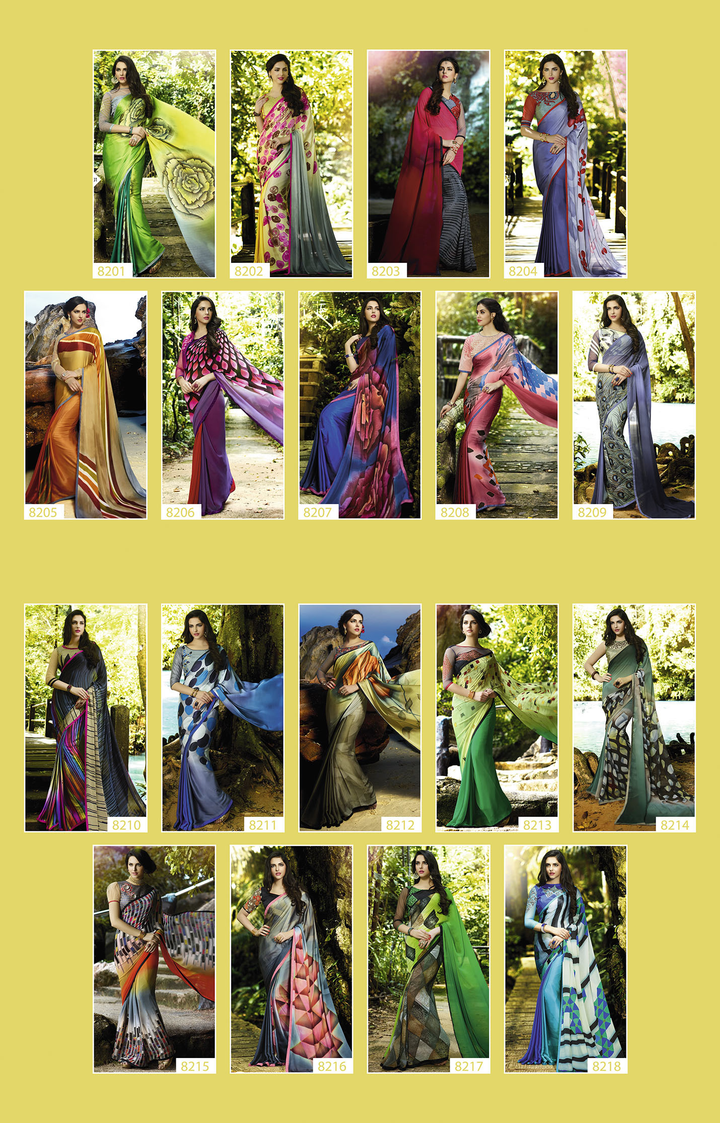 Green Gorgeous Hand Printed Saree