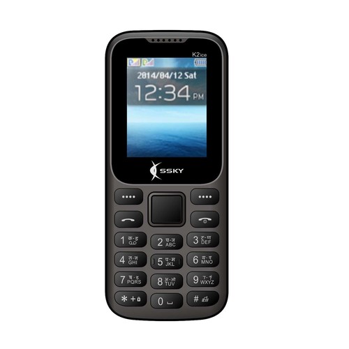 Ssky K2Ice Feature Phone-Black Battery Backup: 2 Days
