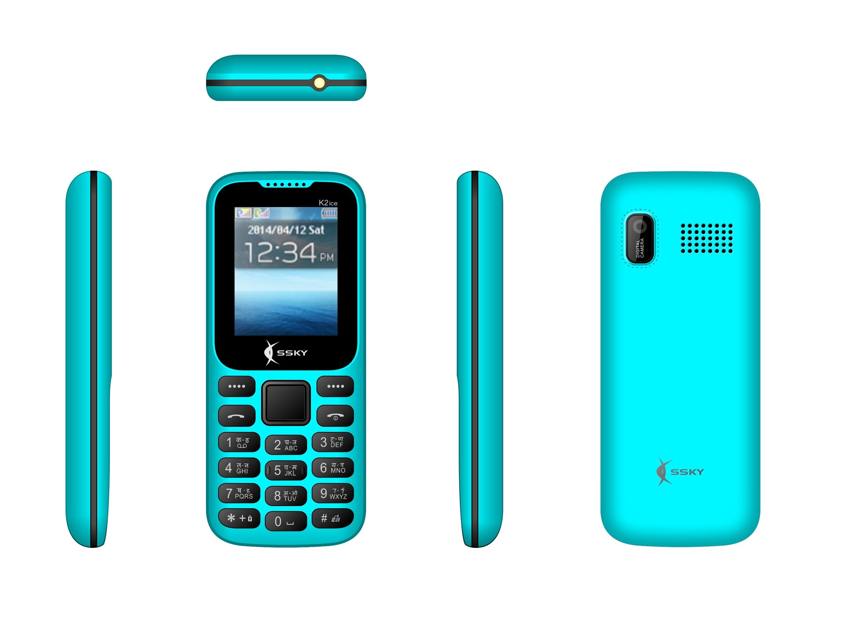 Ssky K2ice Feature Phone-black Battery Backup: 2 Days