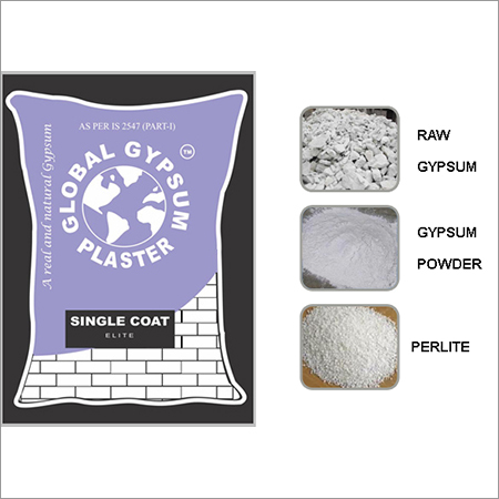 जिप्सम सिंगल कोट प्लास्टर