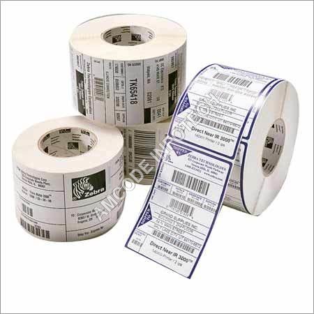 Custom Barcode Labels - Polyester Material, Various Sizes Available, White Color, Irregular Shape, Tear-Proof Design, Customizable Options