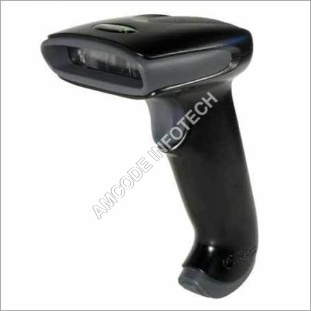 Handheld Barcode Scanner - Black Rectangle, 100-150g Weight | Sticker Type, Versatile Barcode Scanning