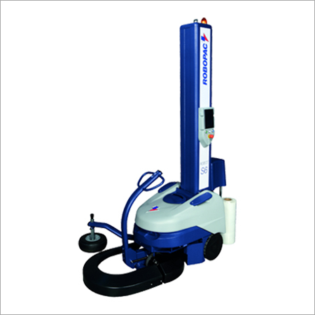 Semi Automatic Robotic Stretch Wrap Machine - Color: Blue