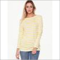 क्रीम फुल स्लीव टी-शर्ट