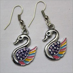 Duck Metal Earrings
