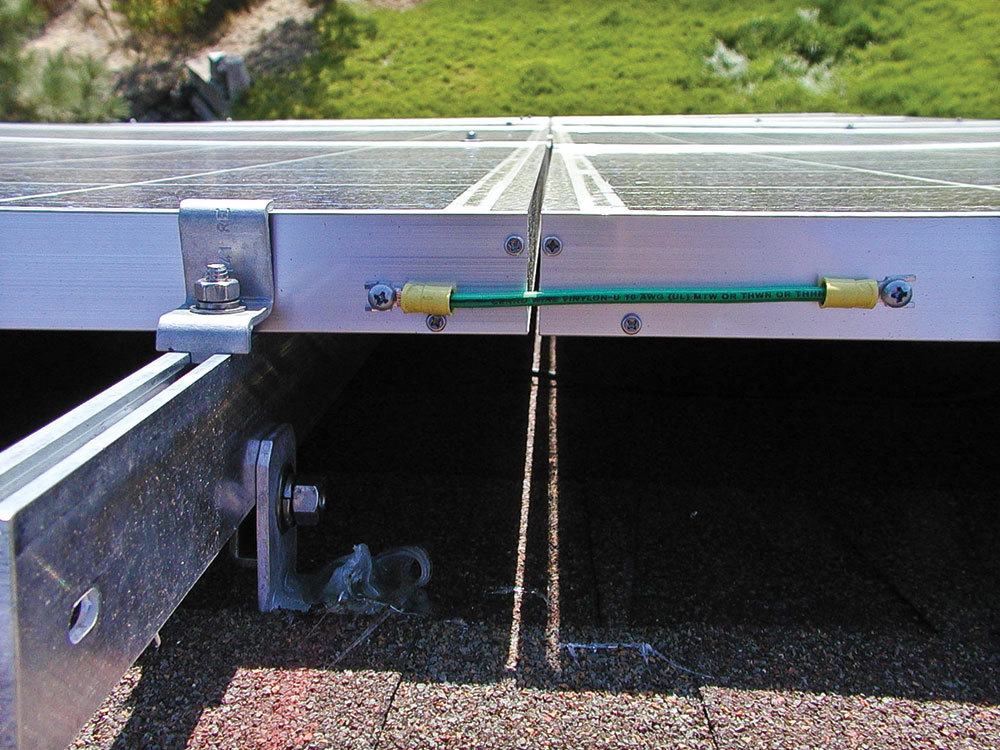Solar Panel Structure Erection Work