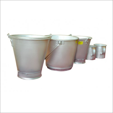 Silver Aluminium Bucket