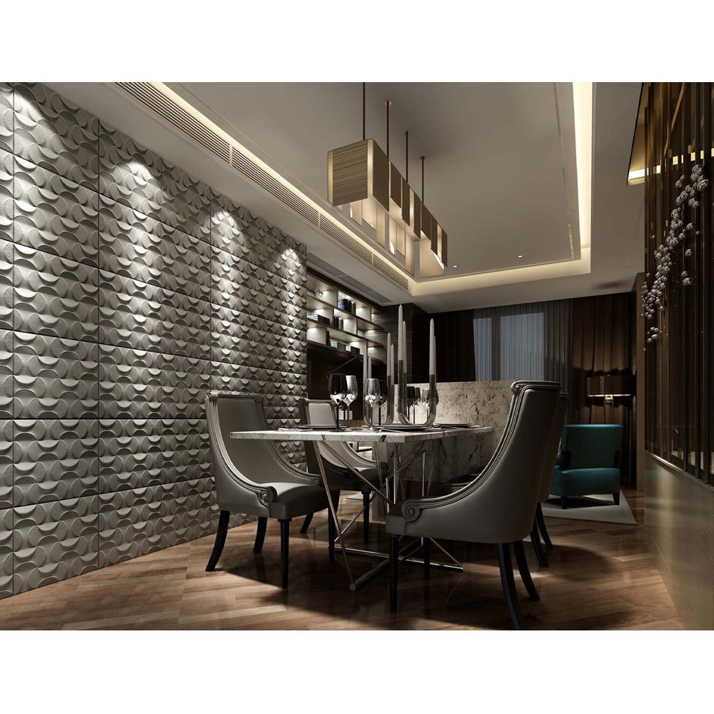 Diana Carved Embossed Faux Leather 3d Wall Panels Application: Residential Building