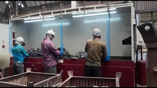 Downdraft Table Dust Collector - Material: Steel