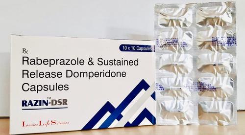 Razin Dsr - Rabeprazole 20mg + Domperidone 30mg Sr | Comprehensive Gastroesophageal Relief, Sustained Release Action, Digestive Health Support