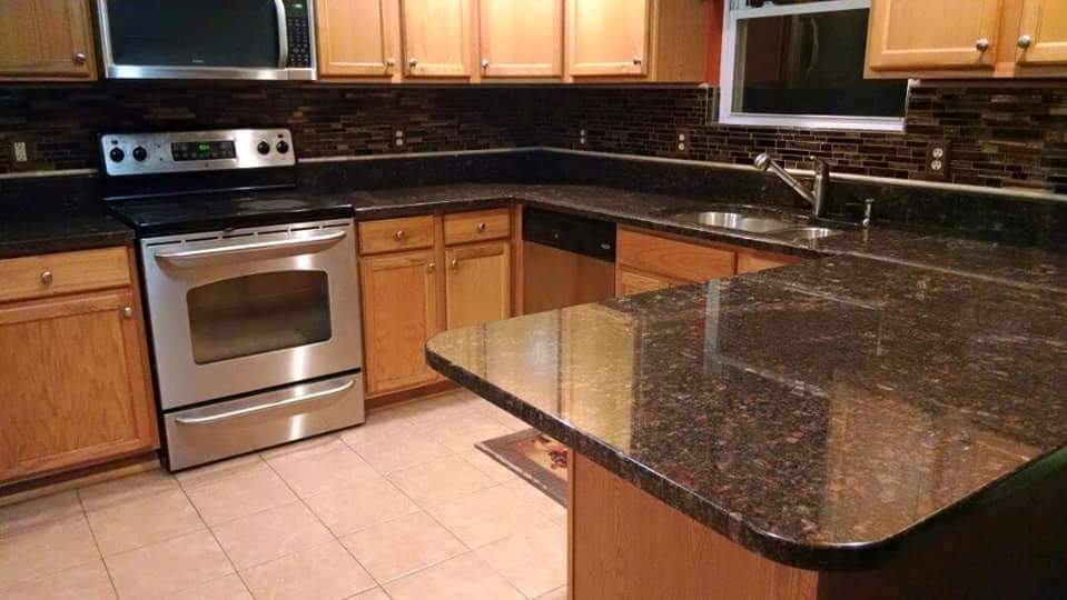 Tan Brown Granite Block