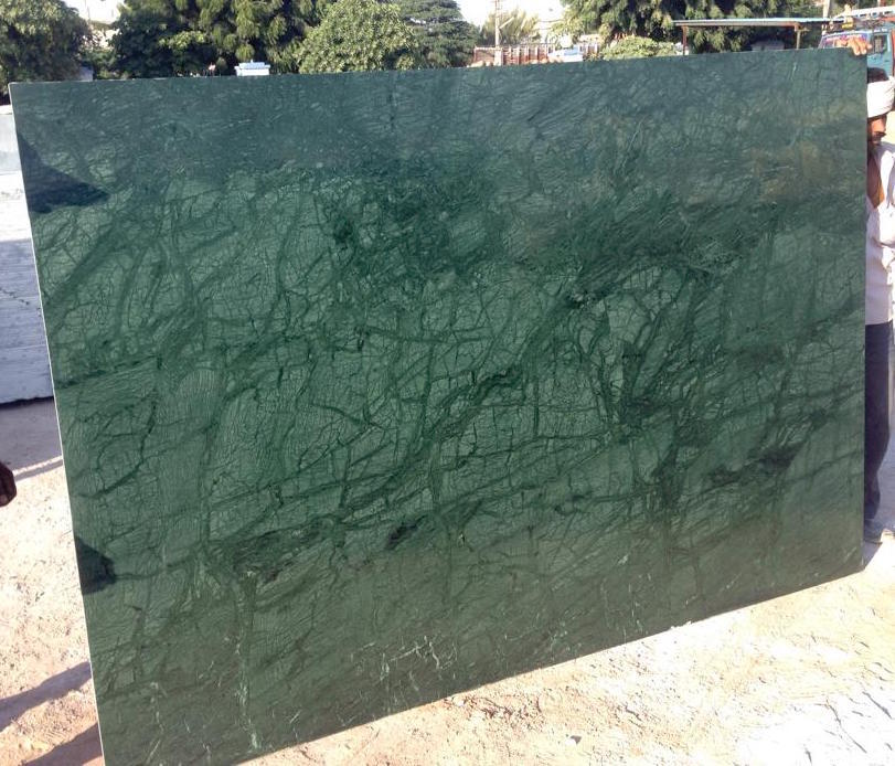 Forest Green Marble - 381 Mm Thick, Polished Surface Finish | Exquisite Swedish Green Marble Ideal For Flooring, Cladding, And Countertops