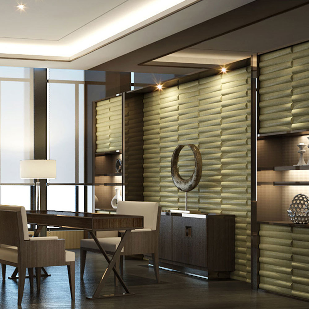3d Leather Wall Panel Application: Residential Building