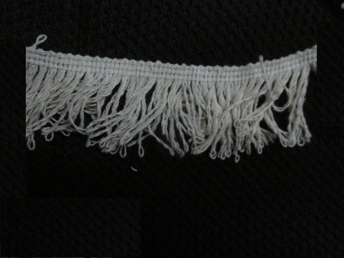 Designer Adhesive Laces - Fabric, 2 cm Width, White | Elegant Design, Soft Texture, Easy Stitching, Colorfast, Durable