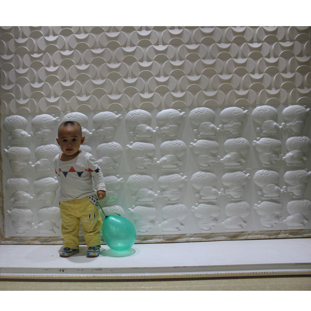 Embossed Leather Wall Panel Application: Residential Building